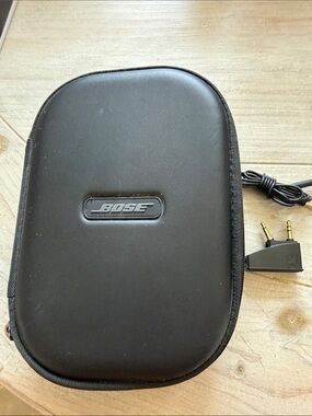 Bose Black Hard Shell Carry Case with Adapter